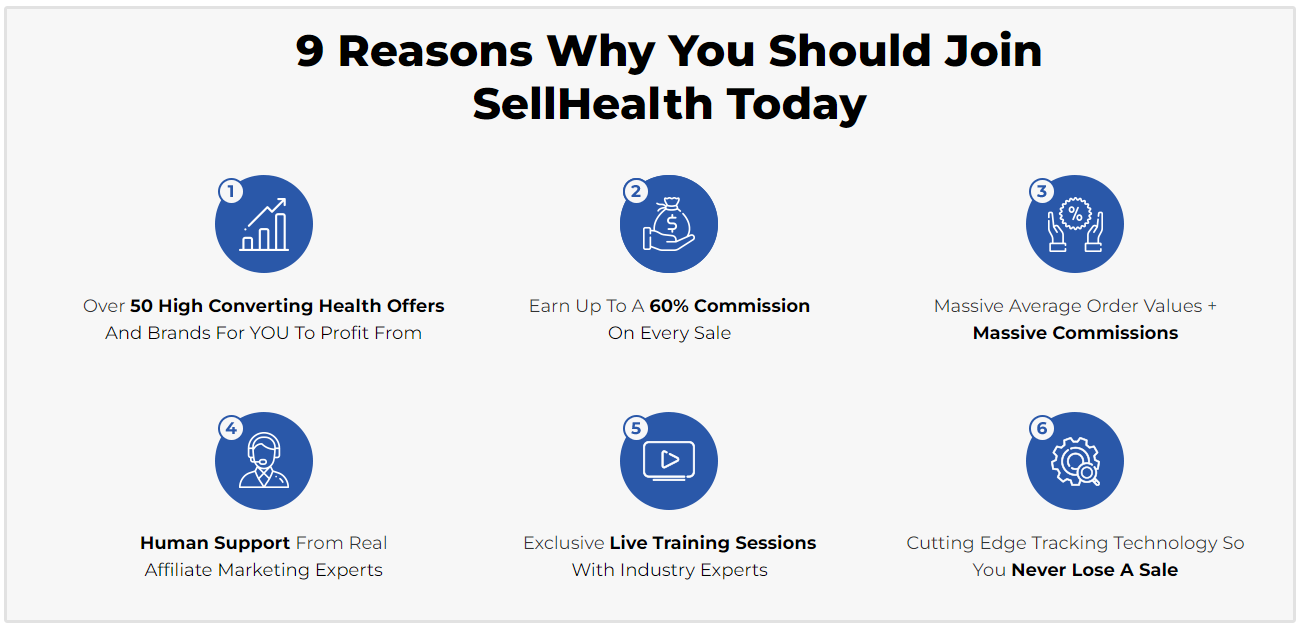 affilié sell health